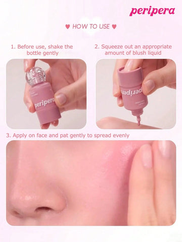 Peripera K-Beauty SYRUPY TOK CHEEK Liquid Blush