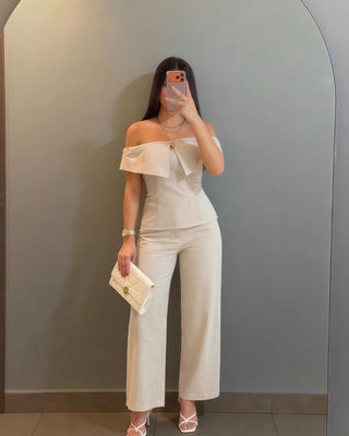 Off Shoulder top & pants set