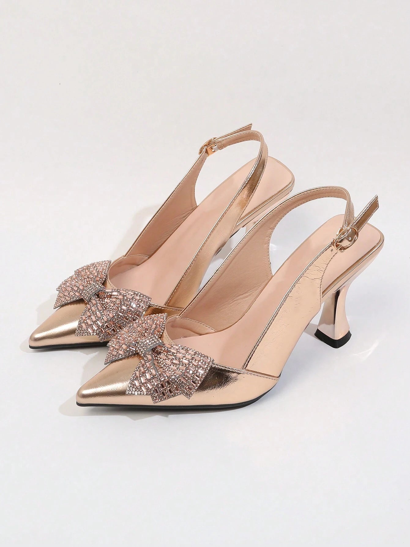 Pointed Toe High-heeled Single Shoes