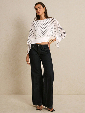 Women's Elegant Solid Color Shawl Collar Blouse