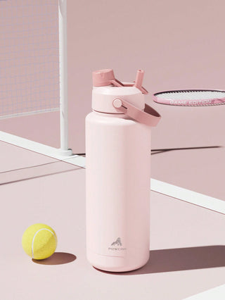 20oz Insulated Water Bottle With 2-In-1 Straw And Spout Lid