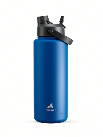 20oz Insulated Water Bottle With 2-In-1 Straw And Spout Lid