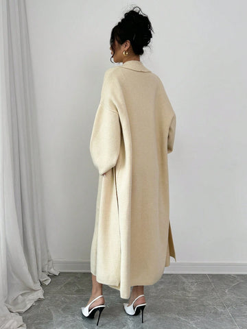 Solid Color Spaghetti Strap Minimalist Dress With Long Sleeve Jacket