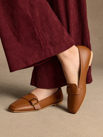 MOTF PREMIUM SQUARE TOE COMFORTABLE WOMEN'S FLAT