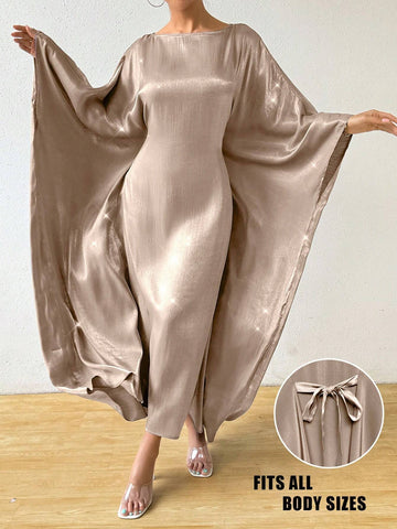 Elegant Shiny Long Dress For Women