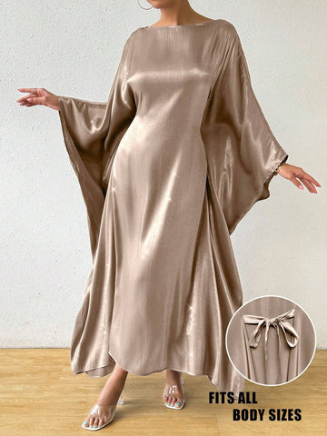 Elegant Shiny Long Dress For Women