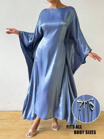 Elegant Shiny Long Dress For Women