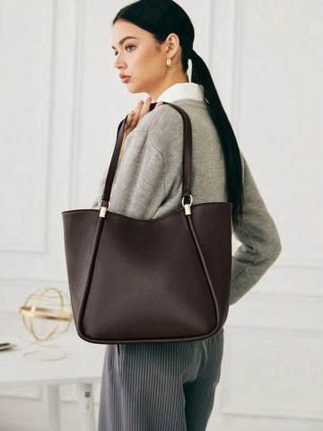 SHECARRY Women's Casual Commuting Large Capacity Tote Bag