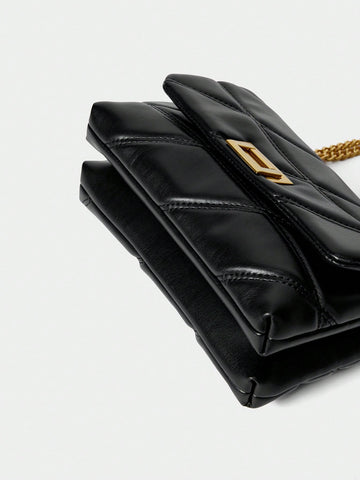 Women's Fashion Versatile Solid Color Classic Shoulder Bag