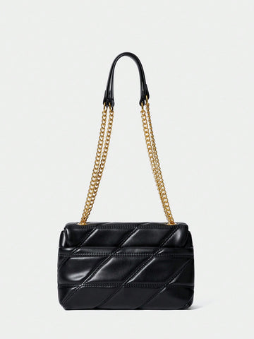 Women's Fashion Versatile Solid Color Classic Shoulder Bag