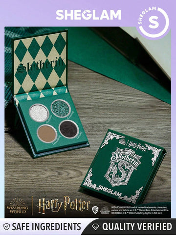 SHEGLAM Harry Potter™ Slytherin™ House Palette 4-Clolor Shimmer Matte Eyeshadow Palette