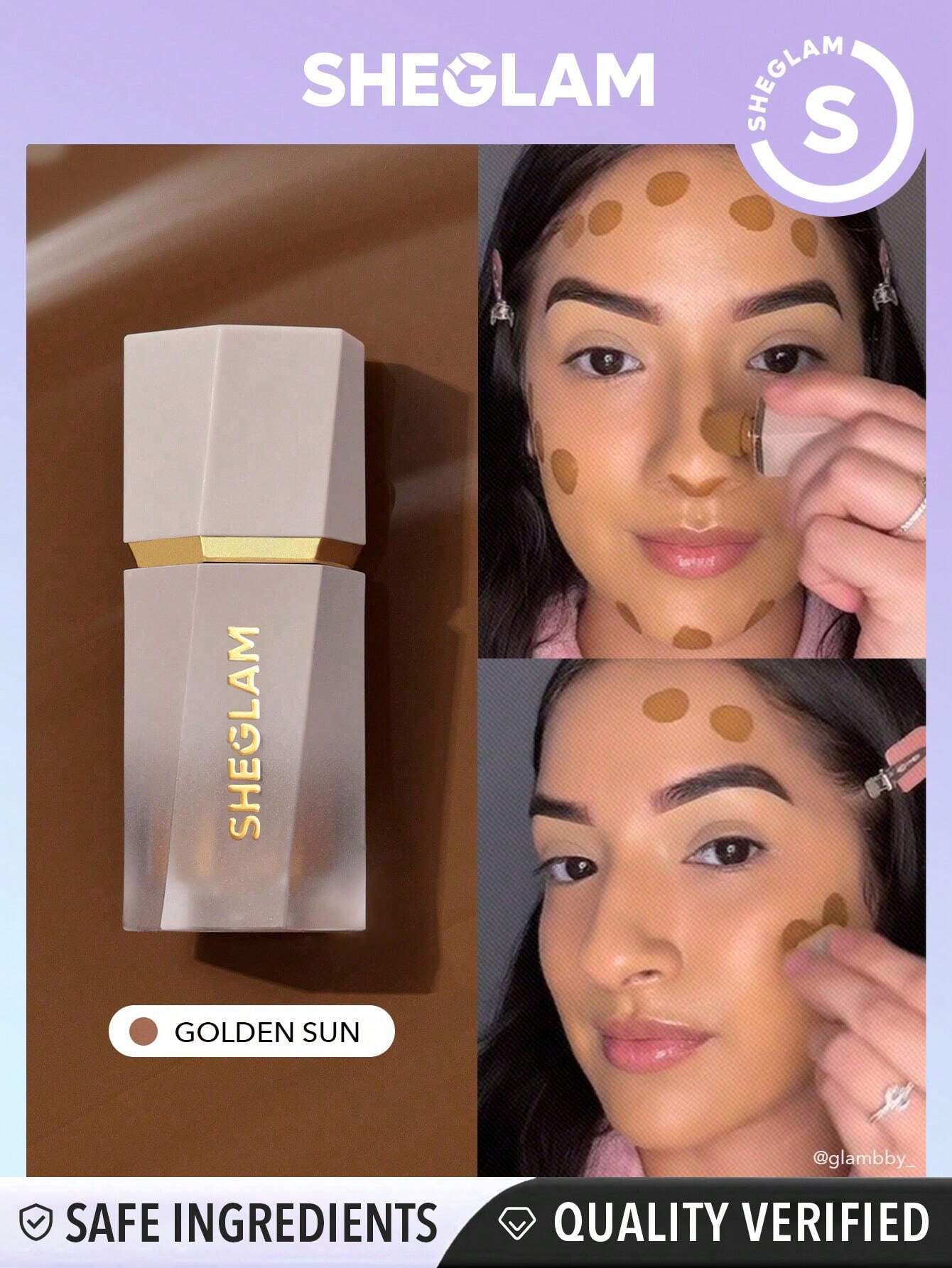 SHEGLAM Sun Sculpt Liquid Contour-Soft Tan Gel Cream Contou