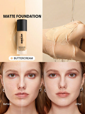 SHEGLAM Complexion Pro Long Lasting Breathable Matte Foundation