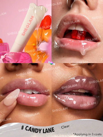 SHEGLAM Crystal Glaze Moisturizing Lip Care Set Moisturizing Clear Lip Care