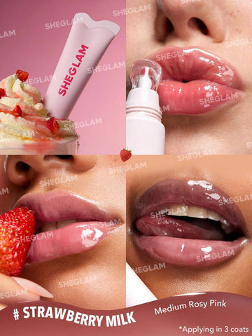 SHEGLAM Crystal Glaze Moisturizing Lip Care Set Moisturizing Clear Lip Care