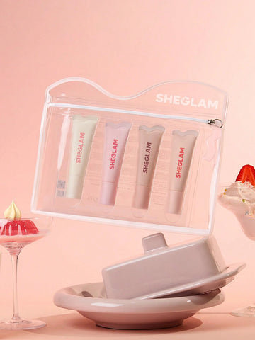 SHEGLAM Crystal Glaze Moisturizing Lip Care Set Moisturizing Clear Lip Care