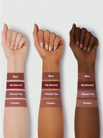 SHEGLAM Dynamatte Boom Long-Lasting Matte Lipstick (Ember Rose Set) 4 Pcs/Set