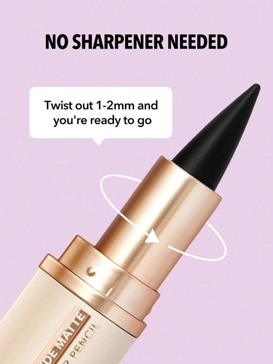 SHEGLAM Ez Glide Matte Eyeliner Pencil Highly Pigmented Black Smoky Eyes Matte Eyeliner Pencil