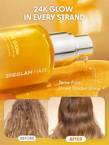 SHEGLAM HAIR 24K Glow High Shine Styling Serum-50ml