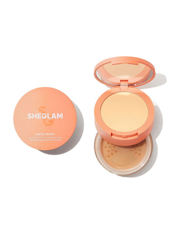 Insta-Ready Face & Under Eye Setting Powder Duo-Bubblegum 2 In 1
