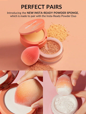 Insta-Ready Face & Under Eye Setting Powder Duo-Bubblegum 2 In 1