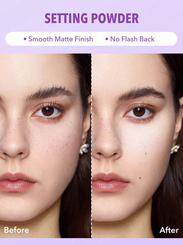 Insta-Ready Face & Under Eye Setting Powder Duo-Bubblegum 2 In 1