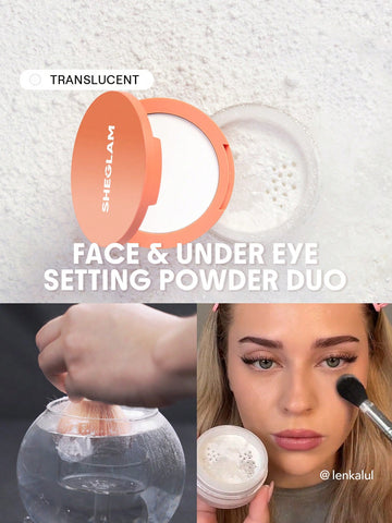 SHEGLAM Insta-Ready Face & Under Eye Setting Powder Duo