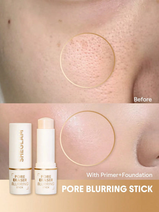 SHEGLAM Pore Eraser Blurring Stick Oil Control Pore Minimizing Facial Makeup Primer Stick