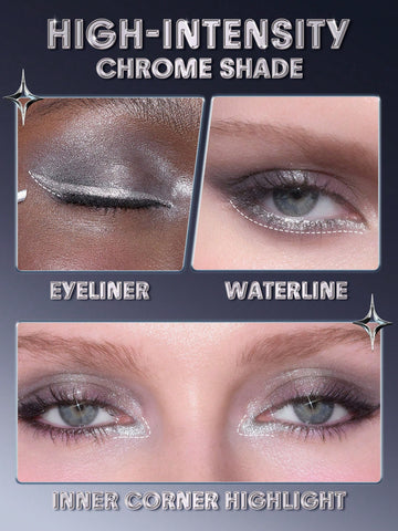 Strobe Metallic Eyeliner-Platinum Kohl Kajal