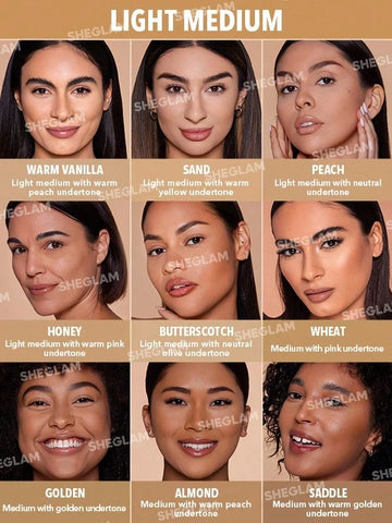 SHEGLAM Skin-Focus High Coverage Powder Foundation