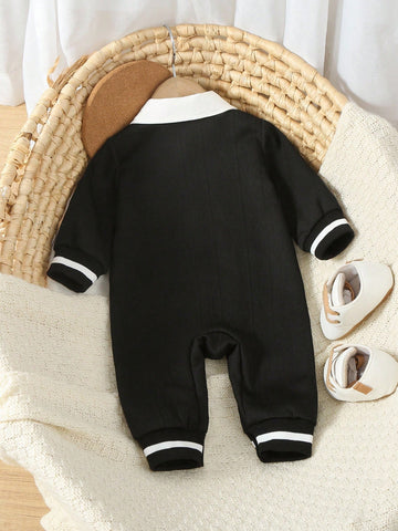 New Gentleman Style 2 In 1 Romper Baby Boy Romper