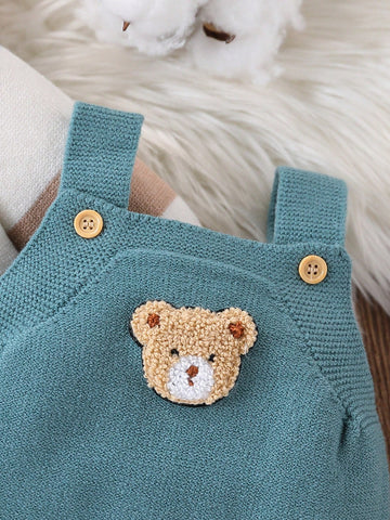 Fashionable Cute Versatile Baby Boy Striped Print Long Sleeve Cardigan Sweater