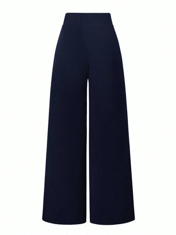 Solid Color Straight Leg Casual Versatile Business Commute Pants