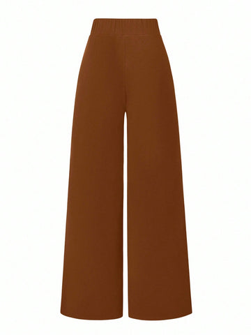 Solid Color Straight Leg Casual Versatile Business Commute Pants