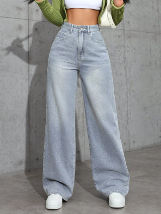 Casual Versatile Straight-Leg Jeans