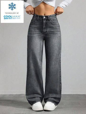Casual Versatile Straight-Leg Jeans