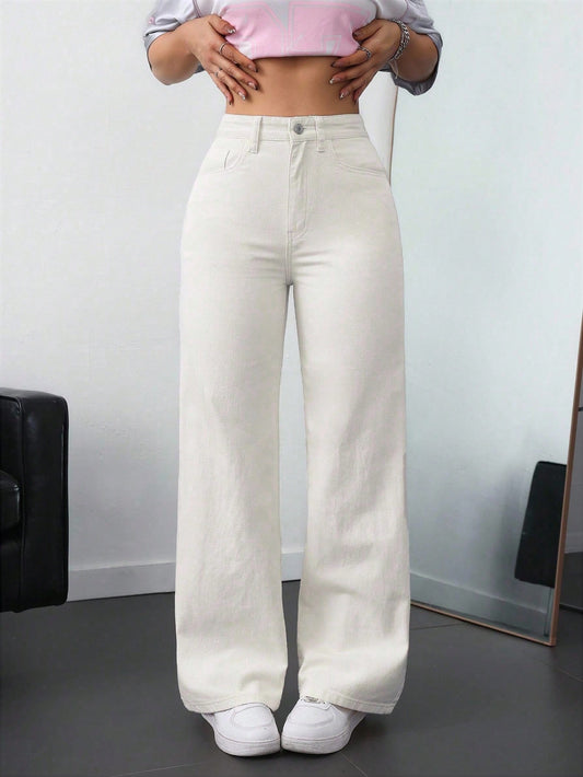 Casual Versatile Straight-Leg Jeans