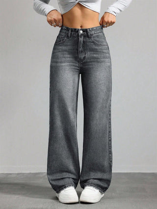Casual Versatile Straight-Leg Jeans