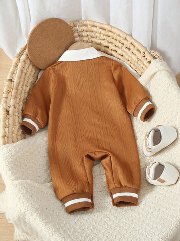 New Gentleman Style 2 In 1 Romper Baby Boy Romper