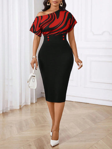 Elegant Office Party New Year Ladies Dresses