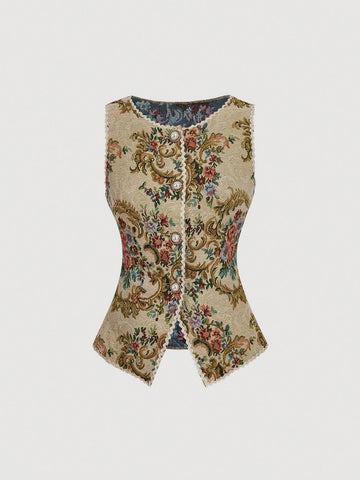 Vintage Elegant Waist Fitted Camisole