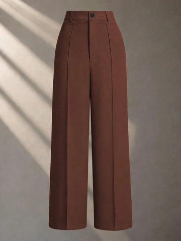 Straight-Leg Casual Pants