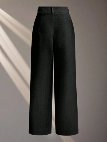 Straight-Leg Casual Pants