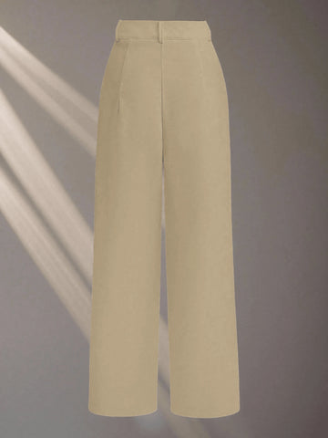 Straight-Leg Casual Pants