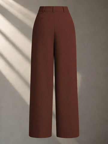 Straight-Leg Casual Pants