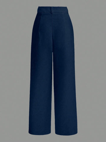 Straight-Leg Casual Pants