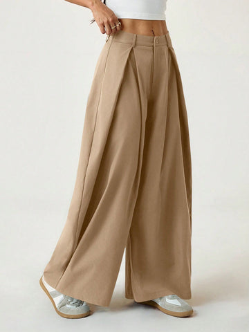 Vintage Casual Hippie Street Oversized Blue Striped Textured Wide Leg Pants