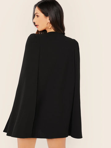 Open Front Cape Blazer