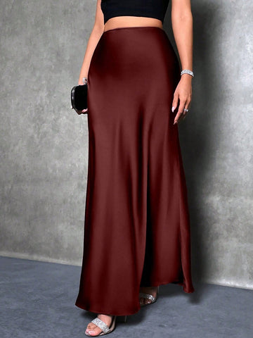 Solid Color Mermaid Style Skirt