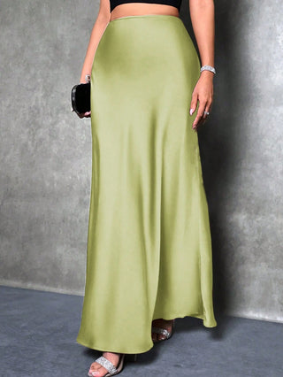 Solid Color Mermaid Style Skirt